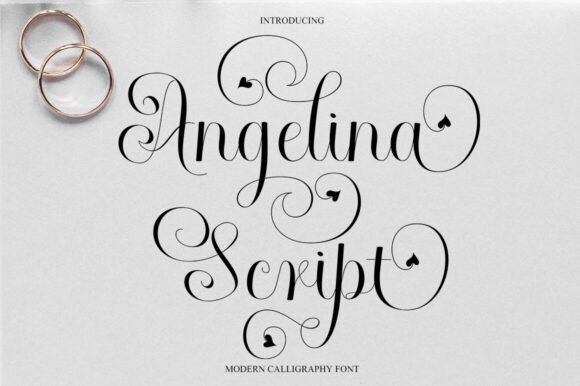 Angelina Script: A Modern Calligraphy Font for Creative Projects