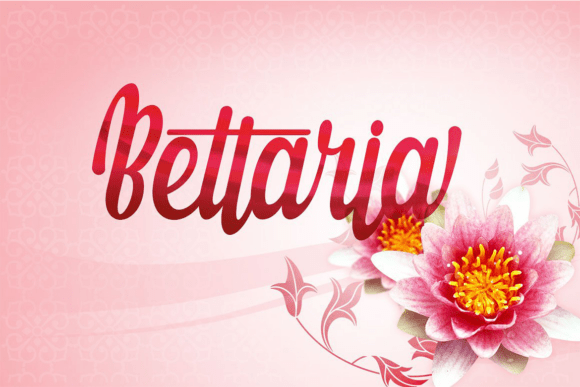 Bettaria: A Font That Feels Like a Summer Breeze