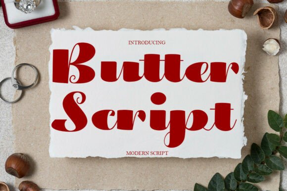 Butter Script: The Modern Calligraphy Font with Character