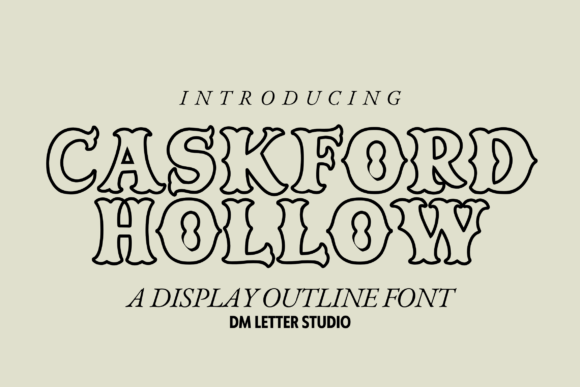 Caskford Hollow: The Vintage Western Font for Bold Design