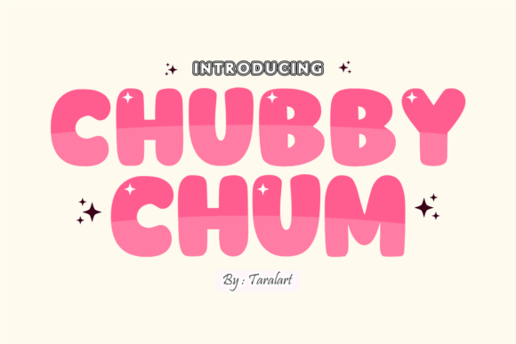 Chubby Chum: A Playful Bubble Font for Joyful Design