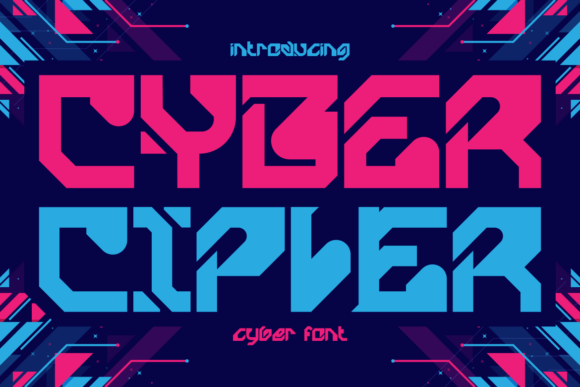 Cyber Cipher: The Ultimate Typeface for Cyberpunk and Sci-Fi Design