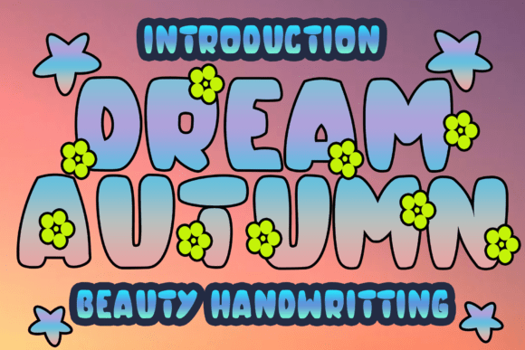 Dream Autumn: Groovy Fonts for Modern Design