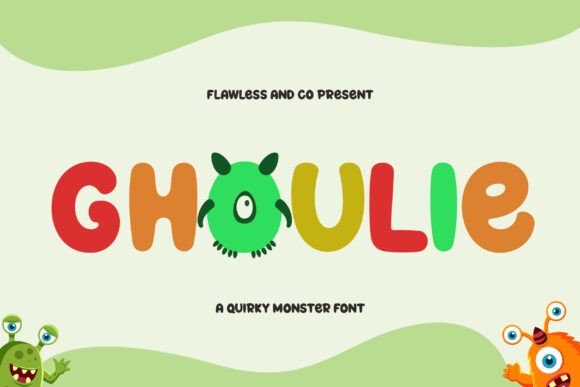 Ghoulie: The Monster Font with Mischievous Charm