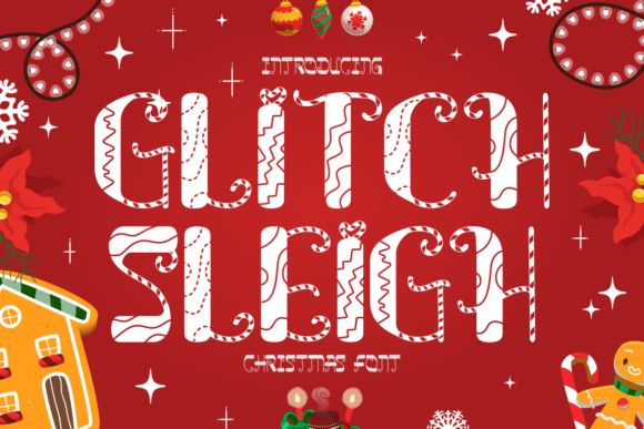 Glitch Sleigh: The Whimsical Christmas Font