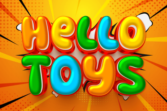 Hello Toys: The Cartoon Font That Brings Instant Joy