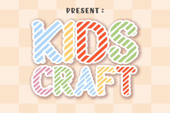 Kids Craft: A Font That Brings Whimsy and Color to Any Project