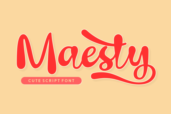 Maesty: The Playful Script Font for Joyful Design
