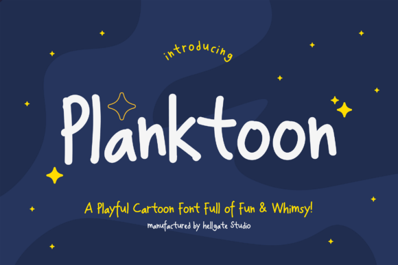 Planktoon: A Playful Font for Creative Projects