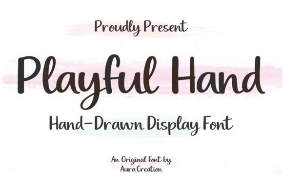 Playful Hand: A Font That Feels Like a Friendly Wave