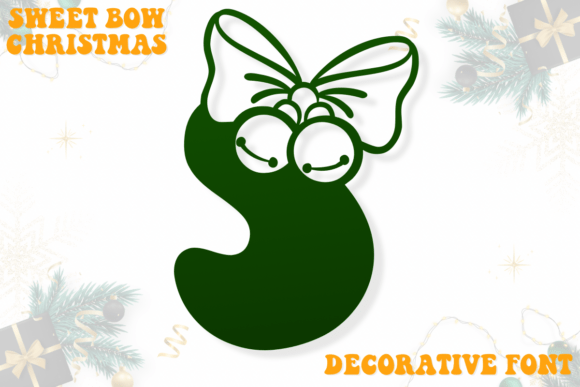 Sweet Bow Christmas: A Playful Typeface for Holiday Crafts