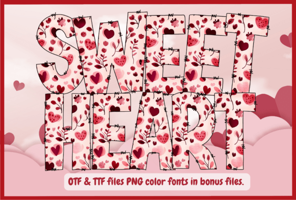 Sweet Heart Font: A Playful & Romantic Design Asset