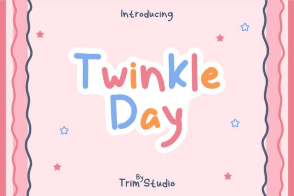 Twinkleday Regular: A Font That Feels Like a Celebration