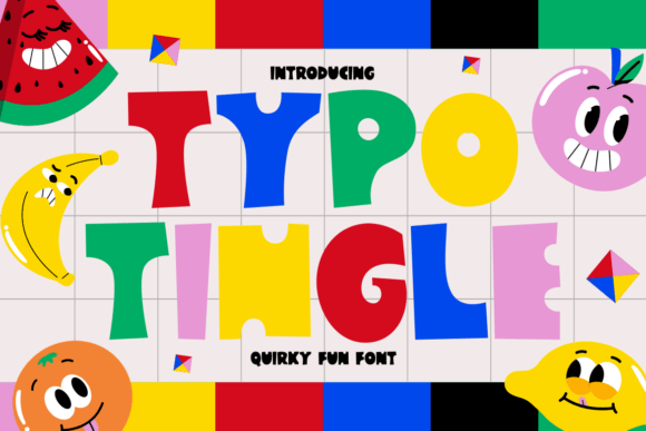 Typo Tingle: A Display Font That Dances with Personality