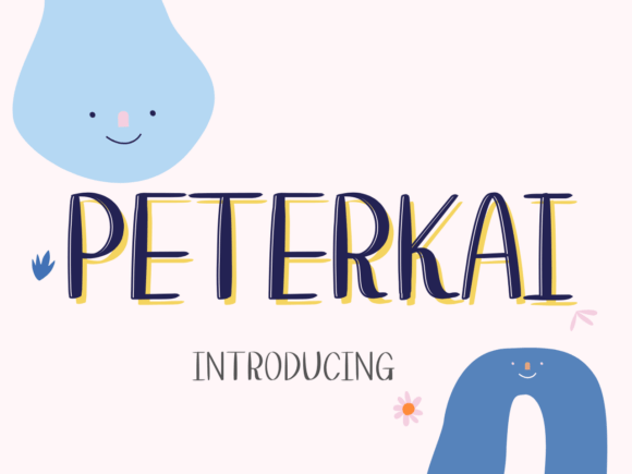 Unleash Playful Branding with Peterkai Display Font